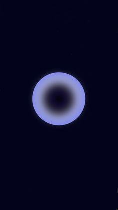 an object is shown in the dark sky with blue light on it's side