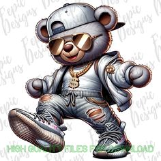 a drawing of a teddy bear dressed up as a hip hop hop hop hop hop hop hop hop hop hop hop hop hop hop hop hop hop hop hop hop hop hop hop hop hop hop hop hop hop hop hop hop hop