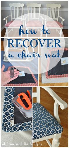 how to recover a chair seat