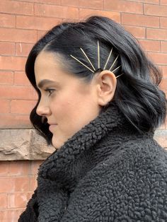 Bobby Pin Hairstyles, Penteado Cabelo Curto, Hair Envy, Hair Dos, Headband Hairstyles, Hair Day, Pretty Hairstyles, Bob Hairstyles, Hair Looks