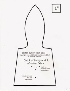 a cut out of a person's head with the words cut 2 of lining and 2 of outer fabric