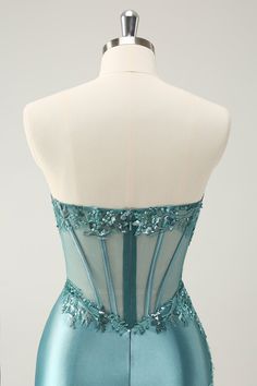 Tiffany Blue Hoco Dress, Hoco Dresses Tight Short, Unique Hoco Dress, Rio Costume, Unique Hoco Dresses, Sabrina Style, Blue Vibes, Lovely Partner, Mint Green Dress