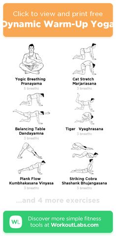 a poster with instructions on how to do yoga