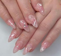 Pink Nails Chrome, Chrome Pink Nails, L Nails, Almond Nails Pink, Blush Pink Nails, Sophisticated Nails, Asian Nails, Subtle Nails, Plaid Nails