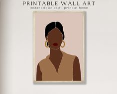 The beautiful abstract black woman illustration 👸🏿 Wall decor art printables are game changers, receive instantly and print at home! (think last minute gifts)  --------- details ---------  This is an instant download file.  (no physical items included)  You will receive your file straight away and you can print your art in your own time at home or using a printing service (there are lots of options online too).  What's included exactly:  ➡️ ISO standard sized print (print as an A1, A2, A3, A4, Modern Boho Home, Modern Boho Home Decor, Art Printables, Woman Illustration, Abstract Art Print, Boho Home Decor, Wall Art Abstract, Boho Home, Art Abstrait