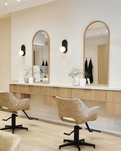 the salon is clean and ready for customers to use