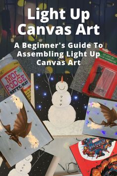 the front cover of light up canvas art