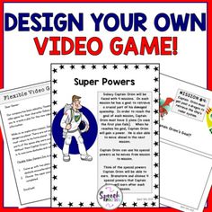 a video game with the title design your own video game and instructions to use it