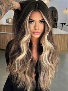 Blonde Highlights Ideas, Money Piece Hair, Ombre Blond, Brown Hair With Blonde, Highlights Ideas, Hair With Blonde Highlights, Trend Ideas, Brown Hair Inspo, Money Piece