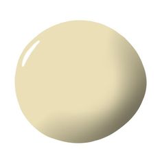 a white paint color with an oval shape