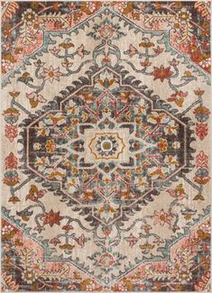 Gwendolyn Blush Bohemian Oriental Medallion Rug | Well Woven 2023 List, Blush Rug, Summer Rugs, Eclectic Area Rug, Affordable Area Rugs, Floor Stain, Vintage Medallion, Christmas Rugs, Target Rug