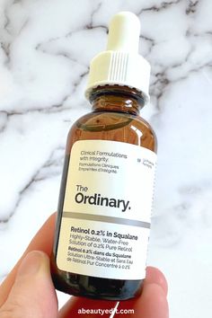 The Ordinary Retinol 0.2% In Squalane Review Retinol Skincare Routine, Retinol Skincare