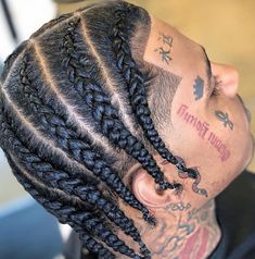 Braids For Guys, Side Cornrows, Cornrow Hairstyles For Men, Braids For Boys