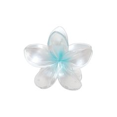 Super Bloom Clip in Aqua Pearl Bloom Hair, Super Bloom, Emi Jay, Baby Clips, Hawaiian Plumeria, Custom Gift Cards, Hair Claw Clip, Color Aqua, Claw Clips