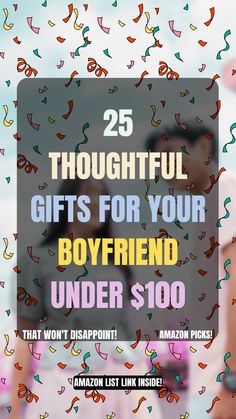 Find the perfect gift for your boyfriend without breaking the bank! These gifts under $100 are thoughtful, stylish, and perfect for any occasion. Check This Amazon link Here for Ideas List. #GiftsForBoyfriendUnder100 #BoyfriendGiftIdeas #AffordableGifts #ad #affiliate