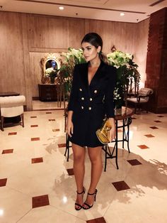 To Cool For You. — fuckyeah-bloggers:   blogdathassia Blazer Dress Outfits Classy, Best Tuxedo, Tuxedo Dresses, Cool Tuxedos, Elegant Outfit Classy, Business Outfits Women, Tuxedo Dress, Streetstyle Fashion, Fashion 2020