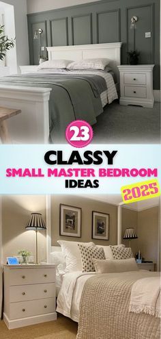 Small Luxury Master Bedrooms Decor, Small Full Size Bedroom Ideas, Bedroom Ideas For Small Rooms Gray, Womens Small Bedroom Ideas, Great Bedroom Ideas, Storage Ideas For Small Master Bedrooms, 15x14 Bedroom Layout, Budget Master Bedrooms Decor, Small Bedroom Design Ideas For Women