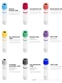 an image of different colored tubes