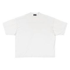 Galore Garments Collection: Crafted from premium 260 GSM fabric, this unisex tee features a slightly oversized cropped fit that fits every body type. See shipping and size guide below. Made-to-order. Classic Oversized T-shirt For Summer, Classic Oversized Summer T-shirt, White Drop Shoulder Top For Streetwear, Oversized Classic Summer T-shirt, Minimalist Relaxed Fit Tops For Streetwear, Oversized White Top For Streetwear, White Graphic Tee With Short Sleeves, Oversized White T-shirt, White Basic Style T-shirt With Short Sleeves