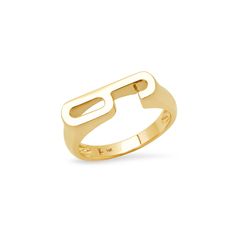 14k Solid Yellow Gold Number Ring. All pieces are made to order and take 5-7 weeks to produce Close Instagram, Roman Numbers, Number Necklace, One Small Step, Gold Number, 7 Rings, Chains Necklaces, Classic Ring, Solid Yellow