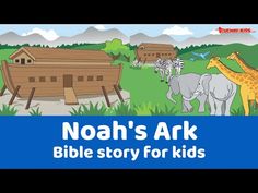 Noah Ark Bible lesson for Preschool Children. Help your child explore the account of Noah through fun and educational games, crafts, worksheets and activities. Baby Moses Crafts, Bible Story For Kids, Kindergarten Sunday School, Trueway Kids, Kids Church Lessons, Baby Moses