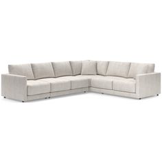 Everyone's invited to Gather.
Striking the perfect balance between comfort and modern style, our Gather sectional sofa is clean-lined and current. Composed of a left-arm chair, armless loveseat and right-arm corner sofa, the L-shaped sectional welcomes you with boxy, extra-plush seat cushions designed with inner-coil construction for maximum comfort and durability.

By choosing FSC ®-certified furniture, you are supporting responsible management of the world's forests.


Gather Deep 3-Piece L-Shaped Sectional Sofa with Left-Arm Chair 26 " h height 138.5 " w width 106 " d depth Measurements are in inches.
  * FSC ®-certified engineered hardwood
  * Sinuous wire suspension
  * Seat cushions are innerspring wrapped in polyfoam with fiber encased in ticking
  * Back cushions are full-blown fib Deep Seated Sectional, 3 Piece Sectional Sofa, Apartment Sofa, Sofa Review, Armless Loveseat, 3 Piece Sectional, Pillow Top, Cushion Design, Engineered Hardwood