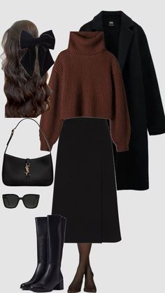 Outfit With Boots, Stile Blair Waldorf, Adrette Outfits, Chique Outfit, Skirt Tulle, Fest Outfits, Modesty Outfits, Cute Modest Outfits