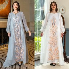 #ad Find ideas�and inspiration for Abaya Women Muslim Maxi Dress Islamic Caftan Long Robes Vintage Kaftan Dresses, Party Clothing Chiffon Abaya Kaftan Maxi Dresses, Luxury Elegant Dabka Maxi Dress, Luxury Bollywood Style Abaya With Resham Embroidery, Islamic Dress For Women 2021, Luxury Women's Ceremonial Thobe, Summer Wedding Long Sleeve Kaftan, Spring Wedding Bohemian Abaya, Embroidery Abaya, Vintage Kaftan