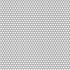 an abstract black and white pattern with hexagonal dots on it's surface