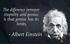 albert einstein quote about geniusism and the idea of being an expert in science fiction