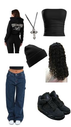 Chola Style Outfits, Chola Outfit, Cute Easy Outfits For School, Female Clothes Outfits, Latina Fashion Outfits, Fasion Outfits, Outfit Inspo Casual, Everyday Fashion Outfits, Simple Trendy Outfits