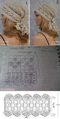 the instructions to crochet a hat for women