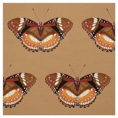 Monarch Butterfly in Brown Rust and Cream Fabric Brown Atheistic, Brown Aesthic, Brown Neutral Aesthetic, Rust Aesthetic, Canva Collage, August Journal, Cap Aesthetic, Brown Theme, Butterfly Fabric