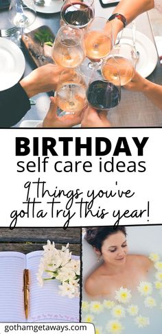 birthday self care ideas that you've got to try this year