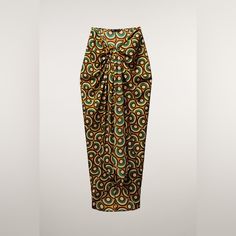 Zara Green Patterened Printed Wrap Skirt Knot Pareo Size: M (Adjustable) Can Fit Any Size From S To L Fitted Green Printed Skirt, Green Fitted Printed Skirt, Fitted Multicolor Zara Skirt, Chic Yellow Maxi Skirt, Zara Green Skirt For The Beach, Zara Green Skirt For Beach, Zara Green Midi Skirt, Zara Green Beach Skirt, Zara Multicolor Party Bottoms