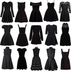 Ill take all of these please! Corporate Goth, Goth Dress, Love Black, Casual Clothes, Dresses For Teens, Dress Lace, Black Dresses, Amelie