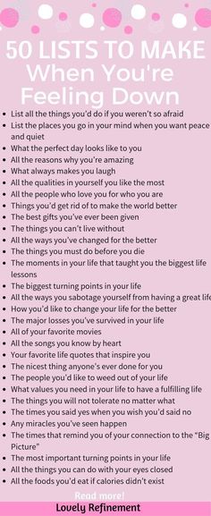 Top 10 Lists Ideas, How To Believe, When Youre Feeling Down, Feel Happier, Positive Self Affirmations