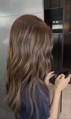 Natural Looking Light Brown Hair, Light Cappuccino Brown Hair, Lightish Brown Hair, Beige Blonde Hair With Highlights, Muddy Brown Hair, Chocolate Milk Hair Color, Khaki Hair Color, Ash Blonde Balayage On Brown Hair, Light Brown Cool Tone Hair