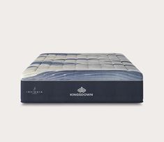 the king size mattress is made up and ready to be used in any room or bedroom