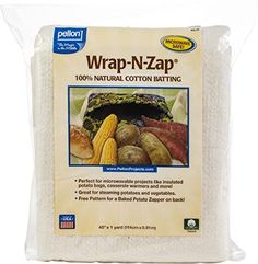 a bag of wrap - n - zap is shown with the text home & garden essentials