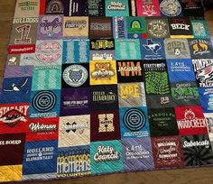 A T-shirt or shirt quilt is a beautiful way to transform your treasured memories into something cozy and lasting. By repurposing your favorite T-shirts and shirts, you can create a quilt that not only captures special moments but also gives you a comforting "hug" whenever you need it. Whether it's a graduation gift, a memory quilt honoring a loved one, or a keepsake for a wedding or other special occasion, these quilts are a heartfelt way to hold onto memories. Each square tells a unique story, making it a perfect, personalized gift or a meaningful piece for your own home. Sizes and Cost: Twin Sized Quilt  - 15-20 tshirts)    $350 Queen Sized Quilt  - 20-25 tshirts)  $450 King Sized Quilt  ( +/- 25-30 tshirts)  $550 After receiving your deposit I will email you my address and Project Intak King Sized Quilt, Comforting Hug, Twin Quilt Size, Memory Quilts, Tshirt Quilt, Queen Size Quilt, King Size Quilt, Memory Quilt, Katy Tx