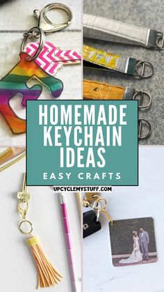 homemade keychain ideas that are easy to make