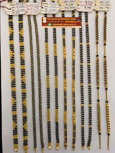 Latest Karimani Designs, Latest Black Beads Chain Designs, Gold Long Nallapusalu Designs, Gold Long Black Beads Chains, Nallapusalu Long Chain Designs Latest, Black Beads Collection, Karimani Chain Designs Long, Long Black Beeds Chain Indian Gold