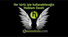 two white angel wings with the words her turl iste kullnabilegen