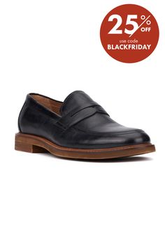 Vintage Foundry-Bradford Loafer The ideal blend of classic charm and contemporary flair of the Bradford loafer from Vintage Foundry elevates favorite fits. The leather upper of this loafer exhibits sophistication wherever you go. Its slip-on design ensures a comfortable on/off experience. Leather Upper, Loafers, Slip On, Leather, Free Shipping, Black, Design