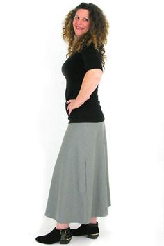 This Long Comfy Skirt is so comfortable it is going to be your new Fall and Winter go to. A wonderfully simple, natural garment that is easy to dress up for a night out, or dress down for a casual look. And with the zippered hidden pocket in front, the Comfy Skirt is great travel wear, or just so you can leave your purse at home! Made from hemp and organic cotton, it's clothing you can feel good in and good about! #hemp #travelwear #textureclothing #natural #organic #organicccotton #nightout Travel Skirt, When The Going Gets Tough, Comfy Skirt, Comfortable Skirts, Going Out Looks, Eco Clothing, Travel Clothes Women, Textured Skirt, The Comfy