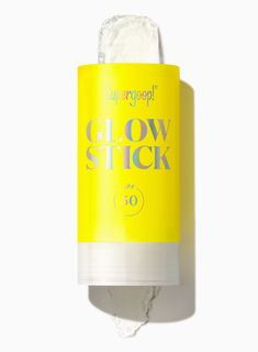 Glow Stick Sunscreen and Highlighter SPF 50 Super Goop, Stick Sunscreen, Everyday Sunscreen, Body Highlighter, Sunscreen Stick, Glow Stick, Facial Sunscreen, Sunscreen Spf 50, Dry Oil