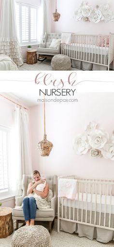 Looking for soft, feminine, modern nursery decor? With tons of textured neutrals and copper accents, this blush nursery is both sweet and sophisticated. Get ideas and inspiration for DIY projects and sources for your little girl's nursery! Neutral Textures, Blush Nursery, My Sweetheart, Modern Nursery Decor, Nursery Modern, Copper Accents, Soft Feminine