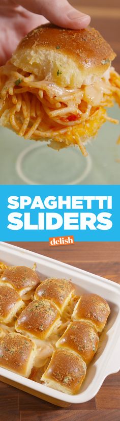 the cover of spaghetti sliders is shown