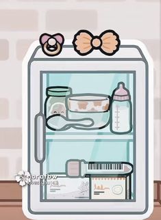 an open refrigerator filled with lots of items